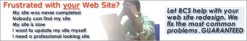 We fix broken web sites. One of our most contracted services is for Web Site Redesign services. We can take your non-productive site, and enhance it visually and functionally so that your site serves as an effective marketing tool, generating more leads and more sales.